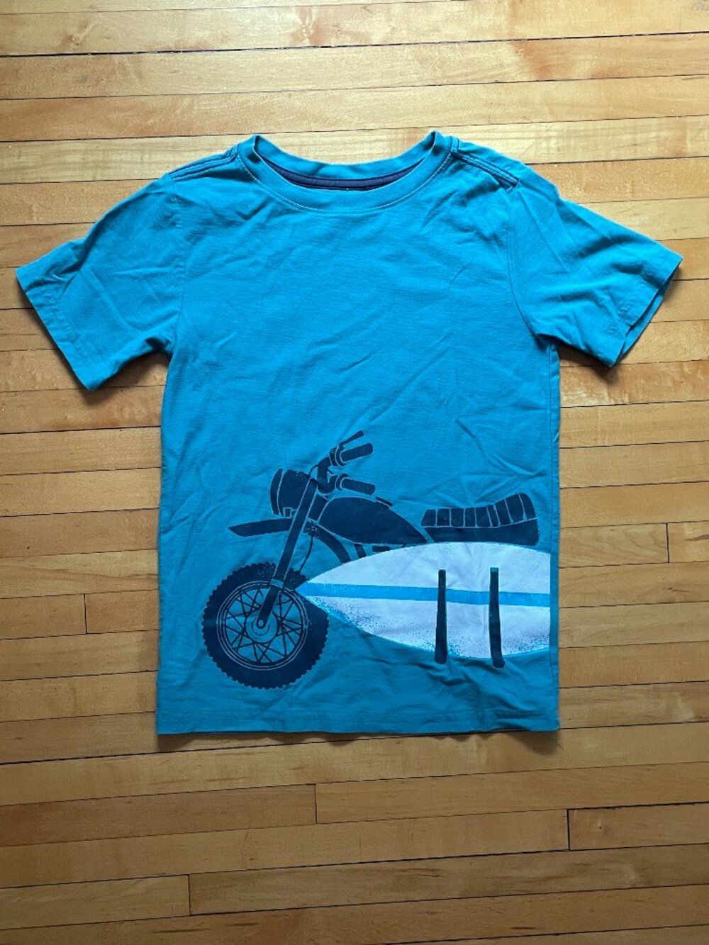 Tea Collection Moto Short Sleve Shirt Boys Size 12